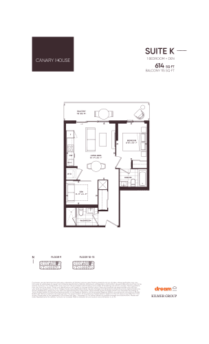 Suite K floor plan