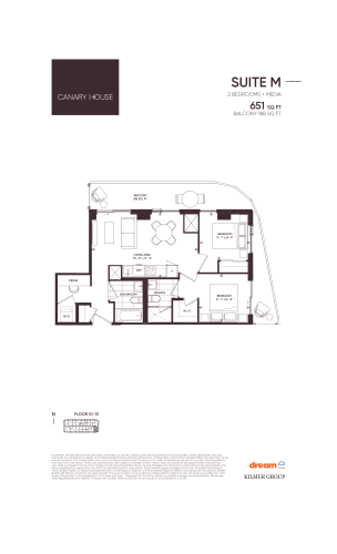 Suite M floor plan