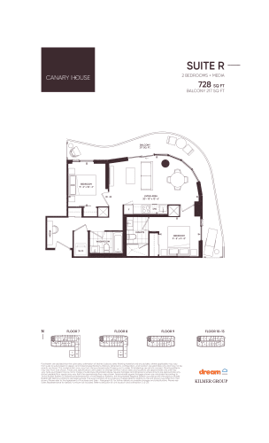 Suite R floor plan