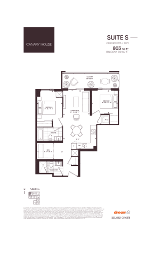 Suite S floor plan