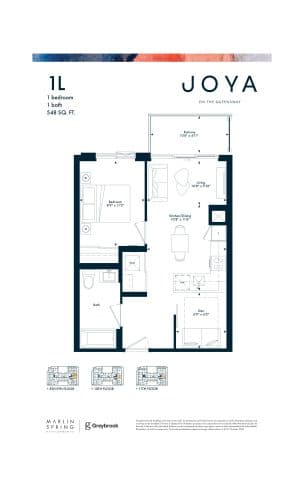 1L floor plan