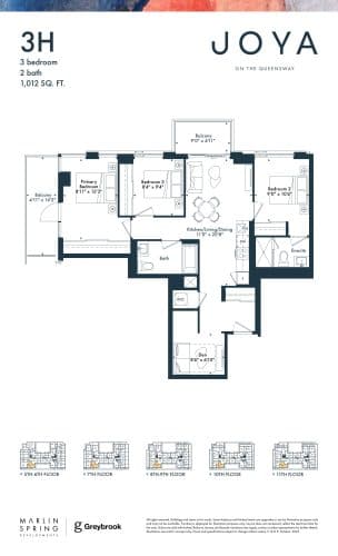 3H floor plan