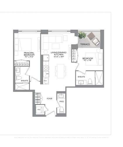 The Topaz floor plan