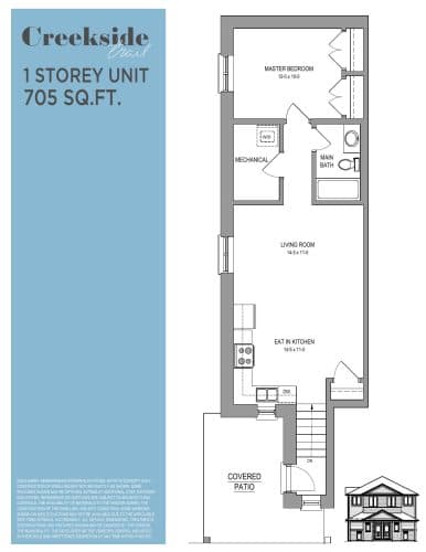 1 Bed Lower floor plan
