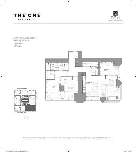 Suite 03 (Option 1) - Upper Tower Collection A floor plan