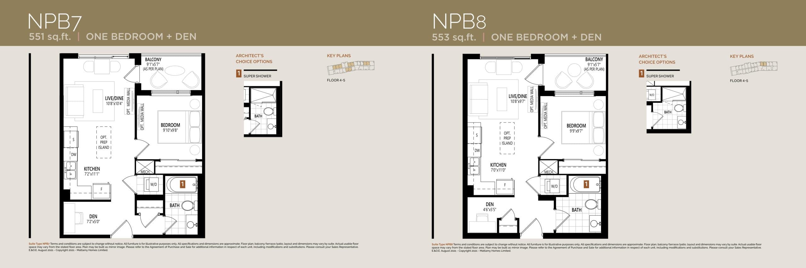 NPB8 Floor Plan at Views on the Preserve Condos - 562 sq.ft
