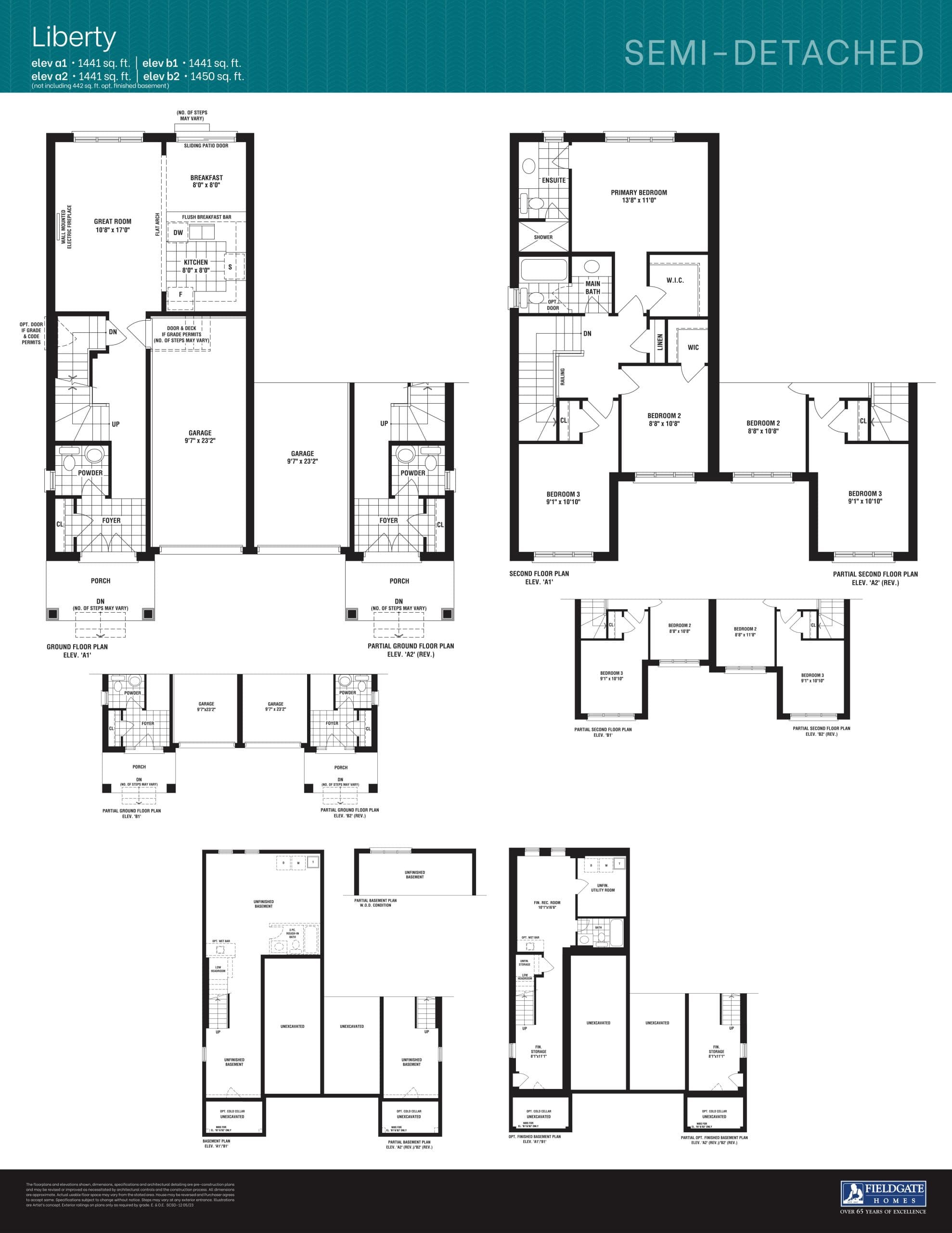 Liberty Floor Plan at Seaton Homes - 1450 sq.ft