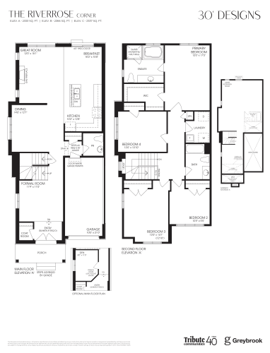 The Riverrose 30' (Corner) floor plan