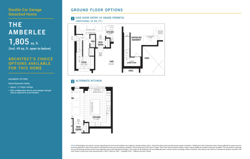 The Amberlee (Ground Floor Option) floor plan