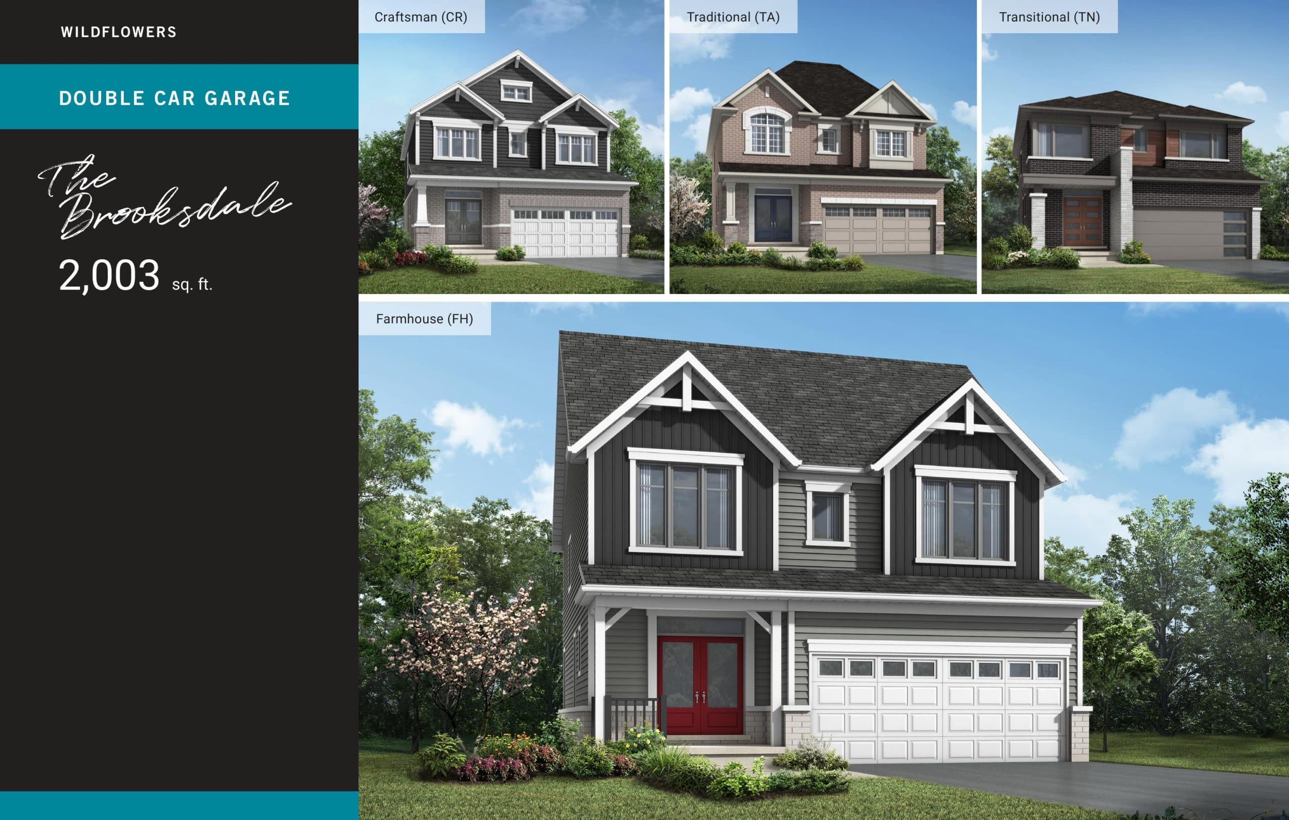 The Brooksdale (Option) Floor Plan at Wildflowers Kitchener by Mattamy Homes - 2003 sq.ft