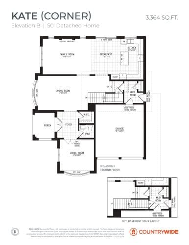 Kate (Corner) - Elevation B floor plan