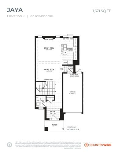 Jaya - Elevation C floor plan