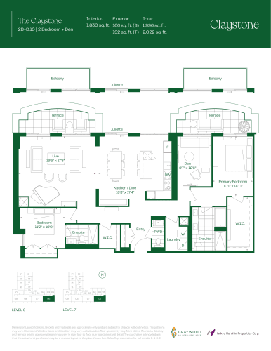 The Claystone (Penthouse Collection) floor plan