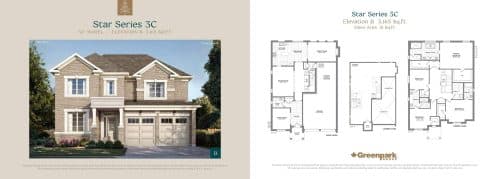 Star Series 3C (Elevation B) floor plan