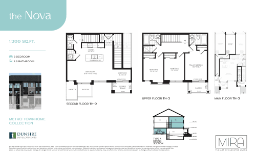 The Nova TH-2 (Metro Collection) floor plan