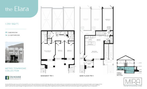 The Elara TH-1 (Metro Collection) floor plan