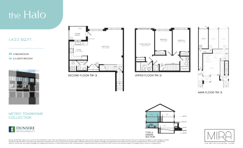The Halo TH-3 (Metro Collection) floor plan
