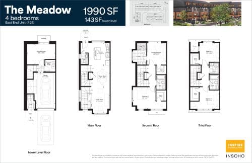 The Meadow East End Unit floor plan