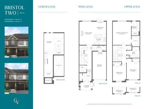 Bristol Two - Elevation D floor plan