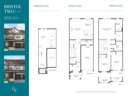 Bristol Two - Elevation E floor plan