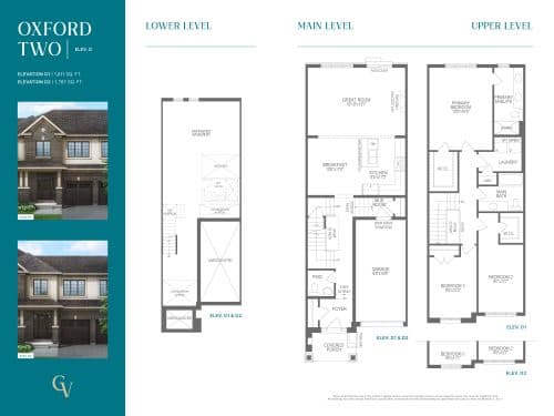 Oxford Two - Elevation D floor plan