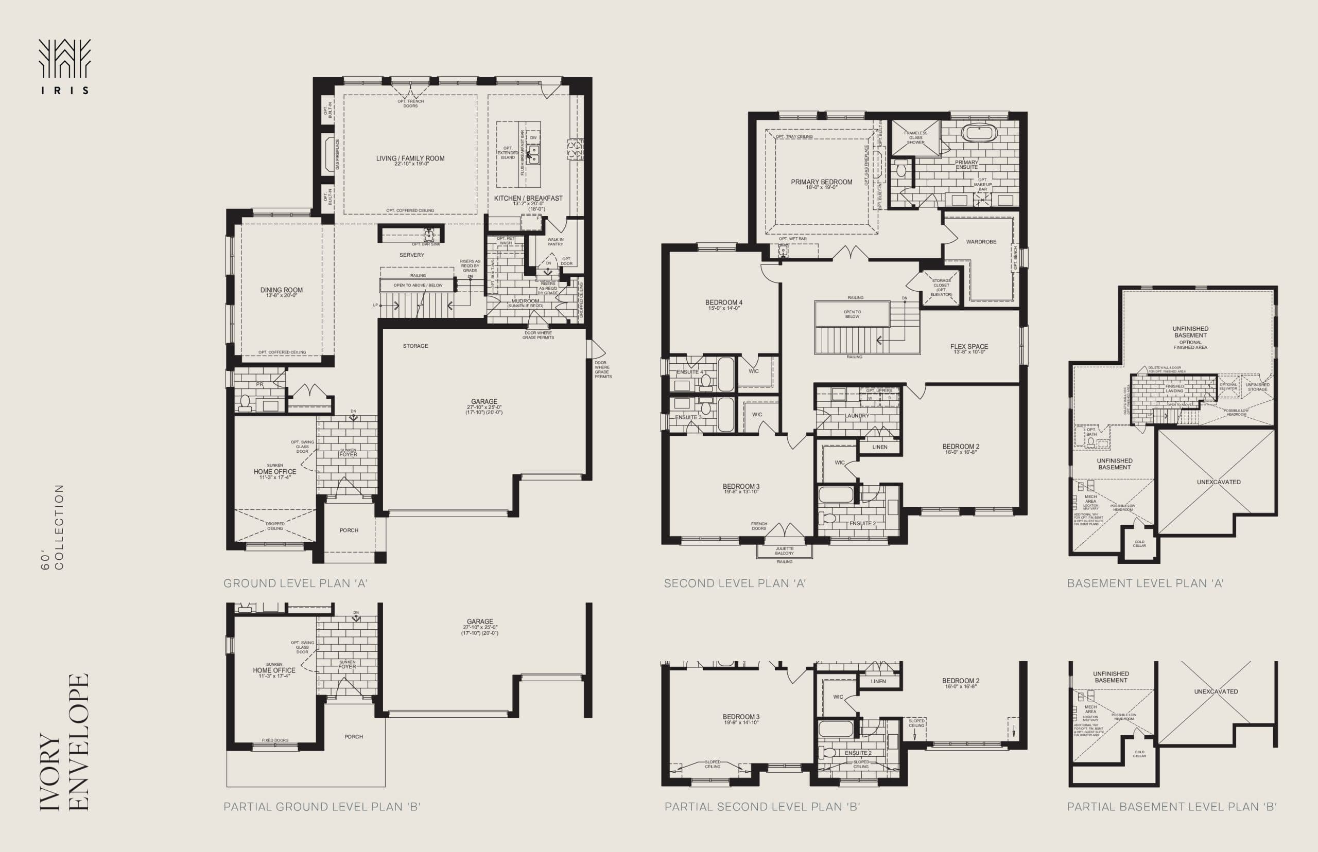 Ivory Envelope (1/2) Floor Plan at Iris by Acorn - 4905 sq.ft