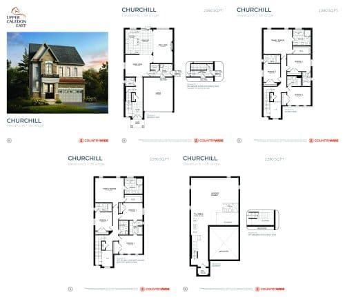 Churchill (Elevation B) floor plan
