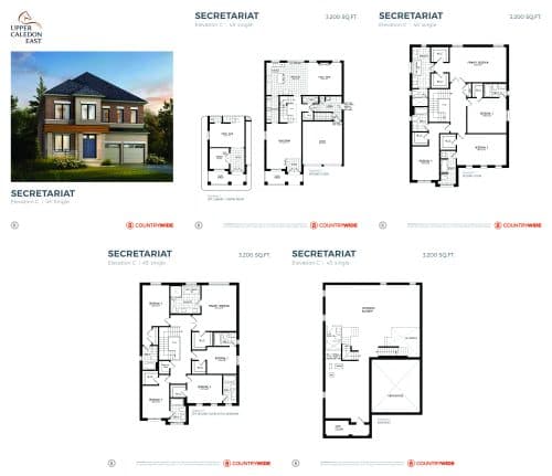 Secretariat (Elevation C) floor plan