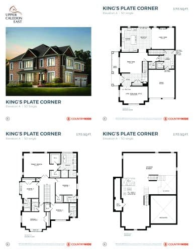 King's Plate Corner (Elevation A) floor plan