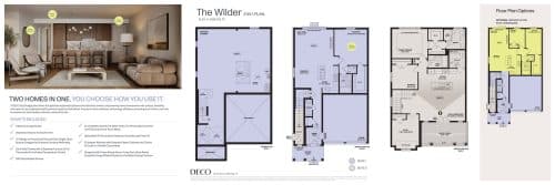 The Wilder with Secondary Suite floor plan