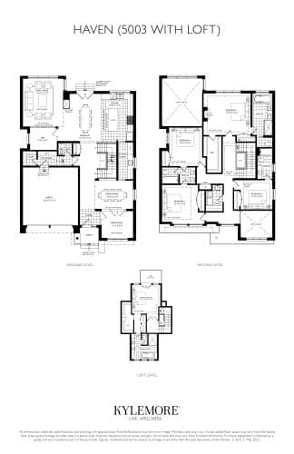 Haven (5003) Elev. B-B2 with Loft floor plan