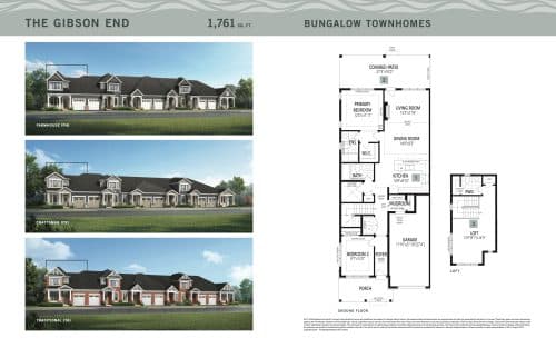The Gibson End floor plan