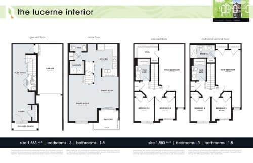 The Lucerne Interior floor plan