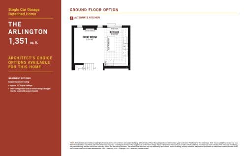 The Arlington (Ground Floor Option) floor plan
