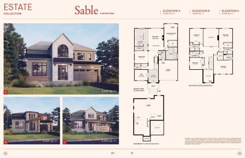 Sable (5 Bed) (Estate Collection) floor plan