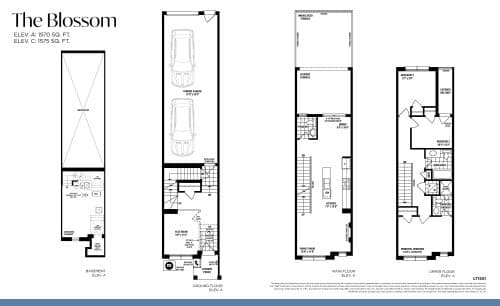 The Blossom (Laneway Towns) floor plan