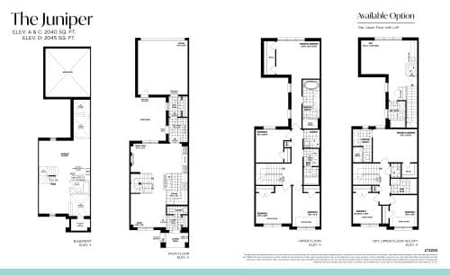The Juniper (Courtyard Towns) floor plan