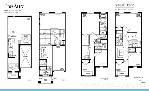 The Aura (Classic Towns) floor plan