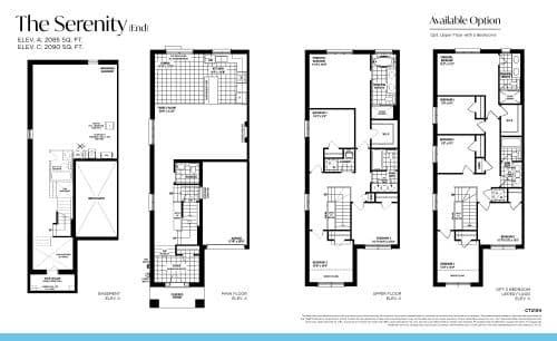 The Serenity (End) (Classic Towns) floor plan