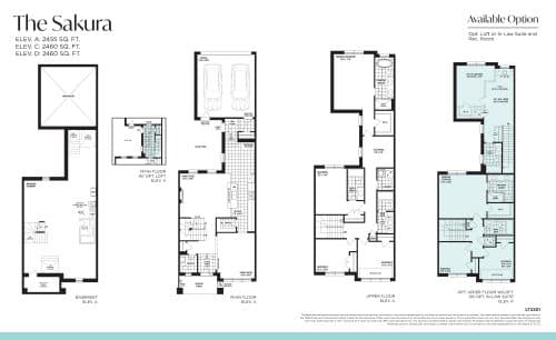 The Sakura (Courtyard Towns) floor plan