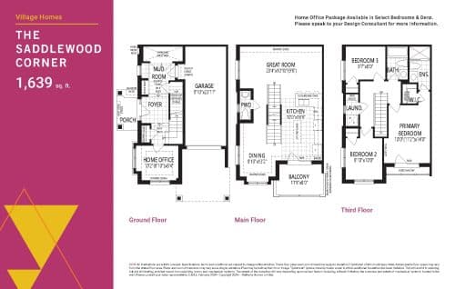 The Saddlewood Corner floor plan