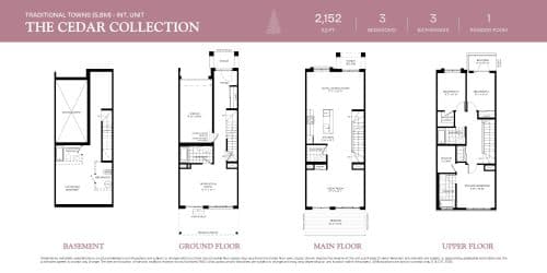 Cedar Collection - Interior Unit floor plan