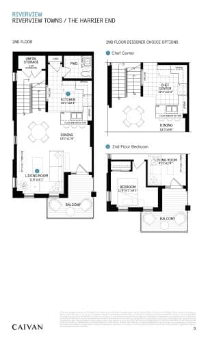 The Harrier End (Riverview Towns) floor plan