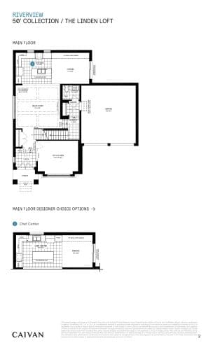 The Linden Loft (50' Collection) floor plan