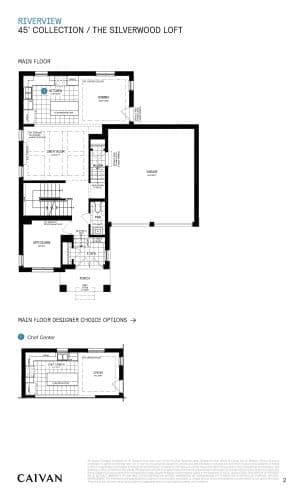The Silverwood Loft (45' Collection) floor plan